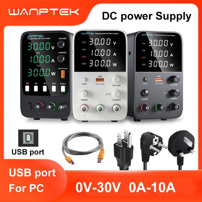 Programmable Dc Power Supply 30V 10A - Лабораторный источник питания Wanptek 30В 5А,