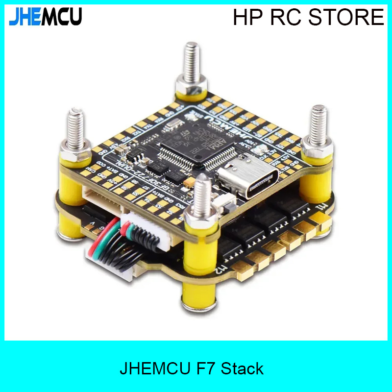 Fpv Flight Controller F7 Stack 60A - Полетный контроллер JHEMCU F7 F722 и