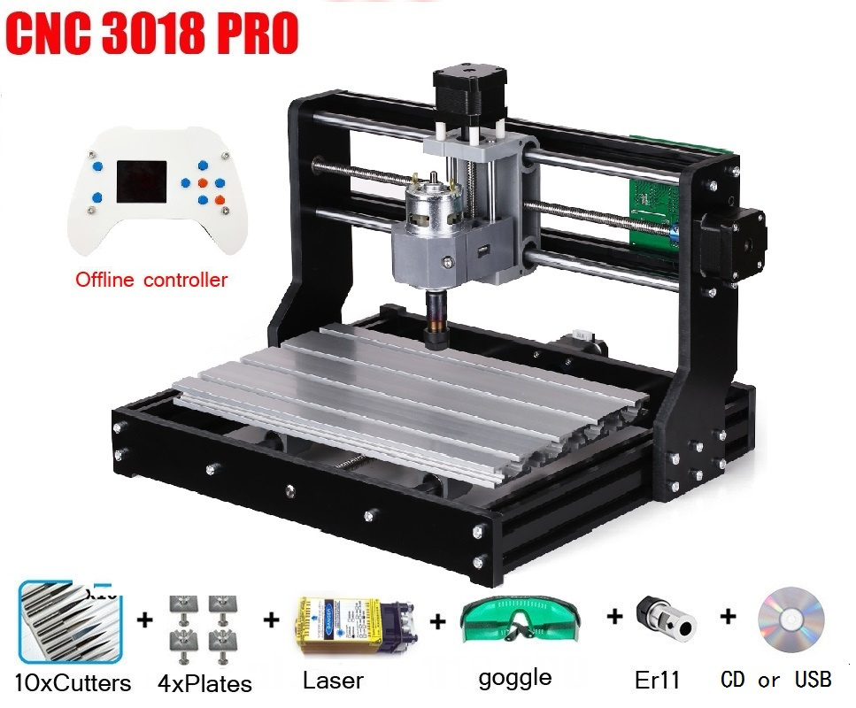 Mini Laser Engraver Cnc Router - Лазерный гравер CNC 3018 PRO, фрезерный