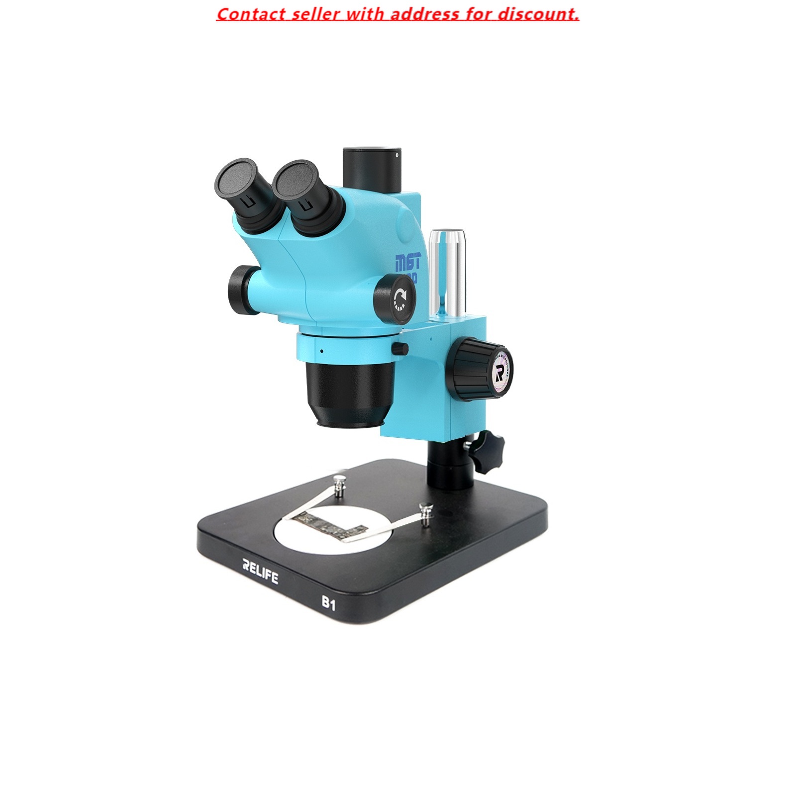 Тринокулярный HD стереомикроск – обзор и цена Stereo Trinocular Microscope Pcb