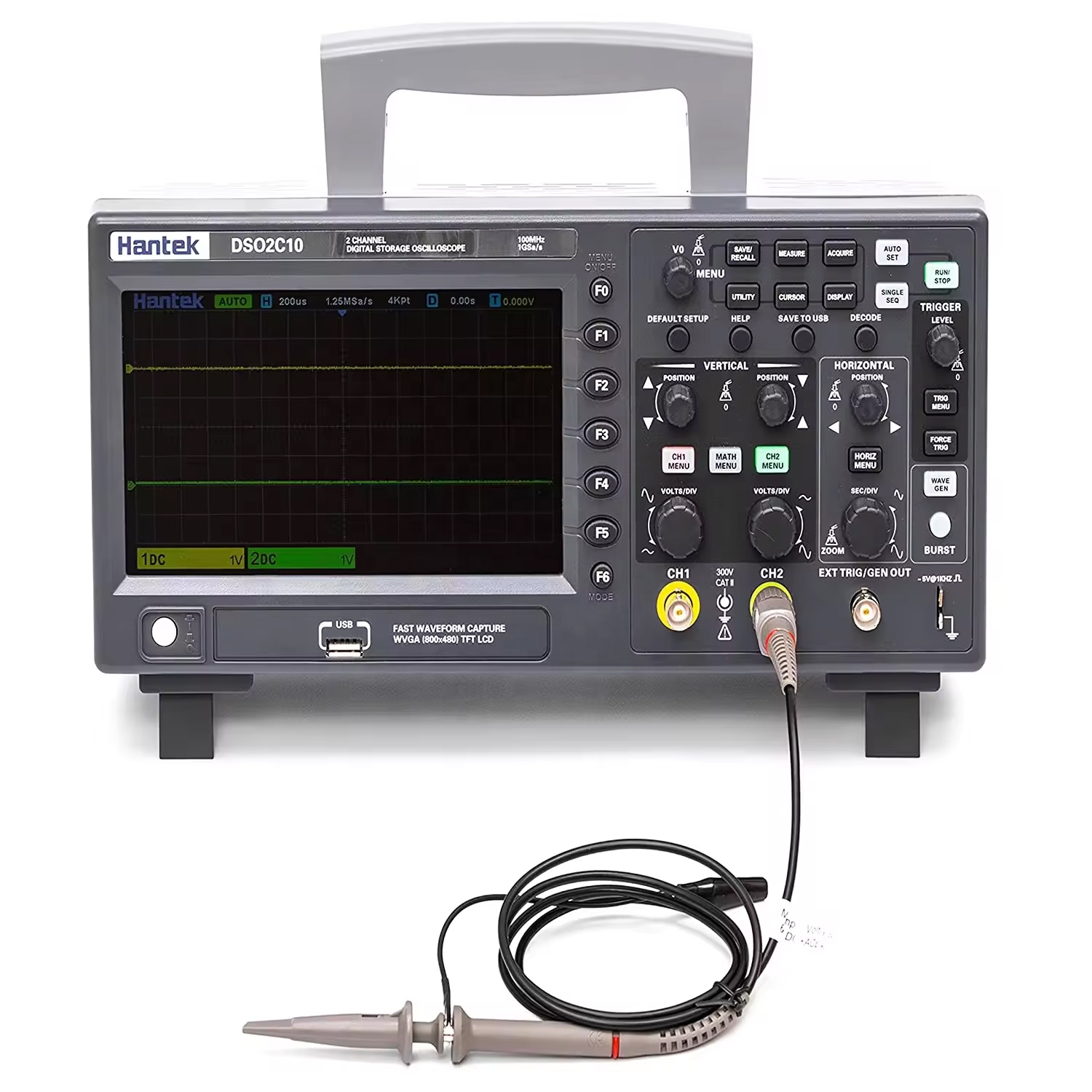 DSO2C10 DSO2C15 DSO2C10 2-кана – обзор и цена Digital Storage Oscilloscope 100Mhz