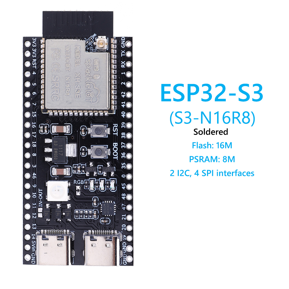 Плата разработки ESP32 S3 с ко – обзор и цена Esp32 S3 Development Board Lot