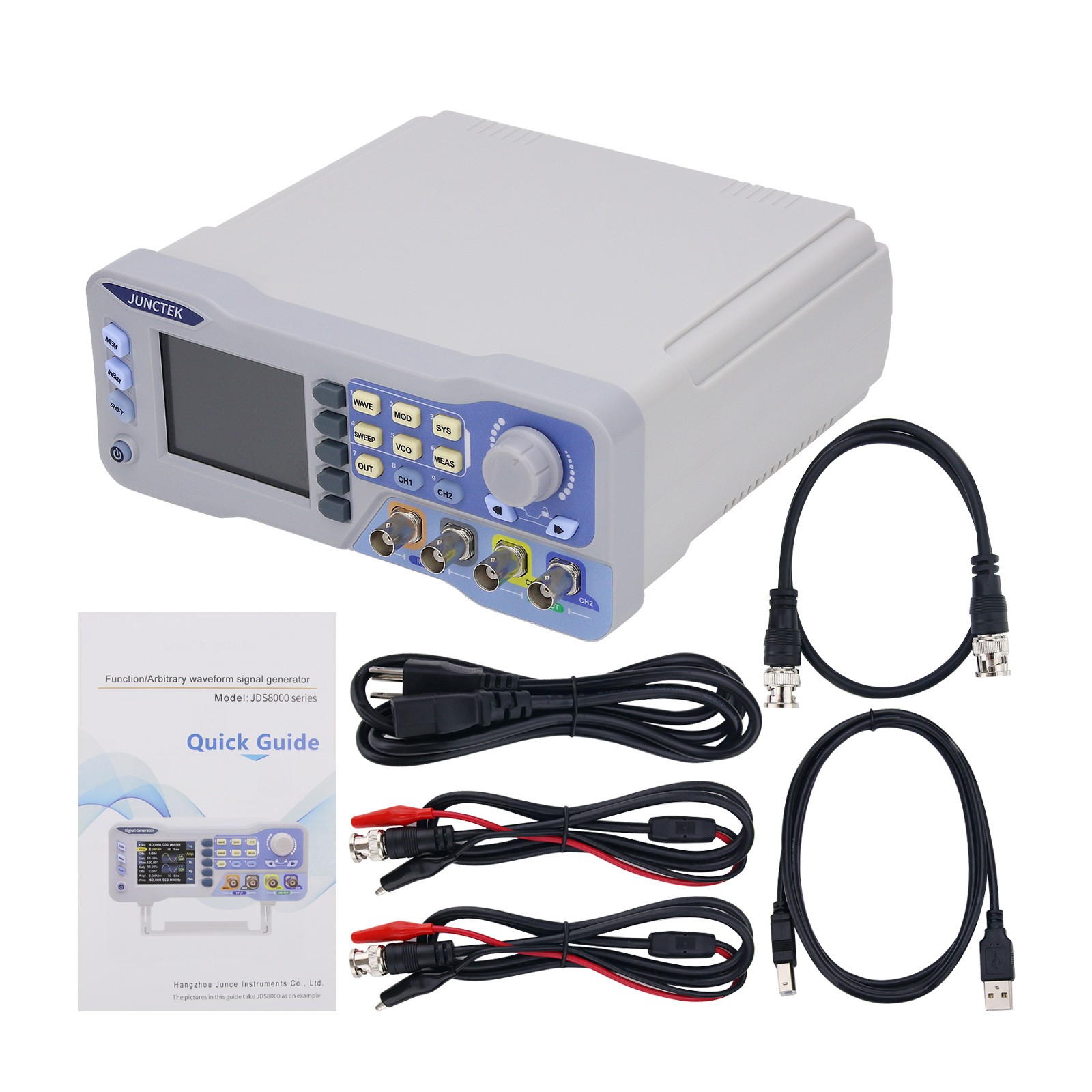 В наличии: JDS8080 80 МГц двух – обзор и цена Function Arbitrary Waveform Generator