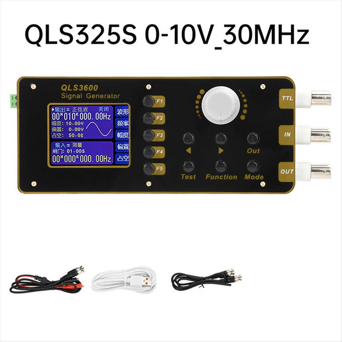 M85K QLS325S 2,4-дюймовый DDS- – обзор и цена Function Arbitrary Waveform Generator