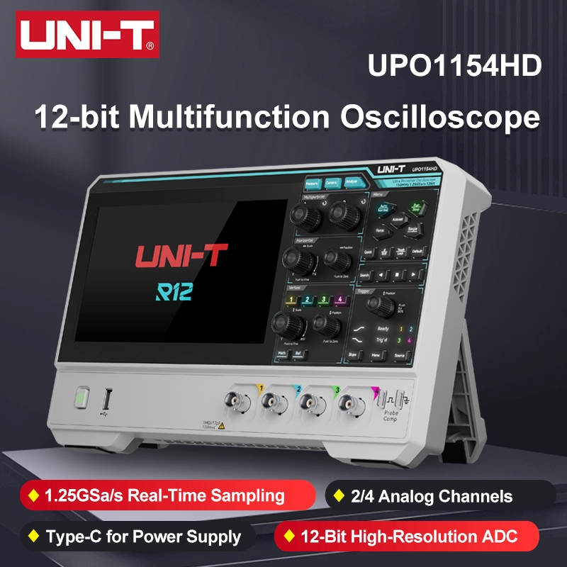 Осциллограф UNI-T UPO1154HD UP – обзор и цена Signal Generator Spectrum Analyzer