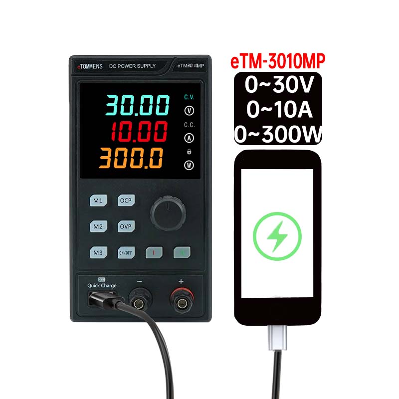 ETOMMENS 30 В 10 А 300 Вт ETM- – обзор и цена Programmable Dc Power Supply 30V 10A